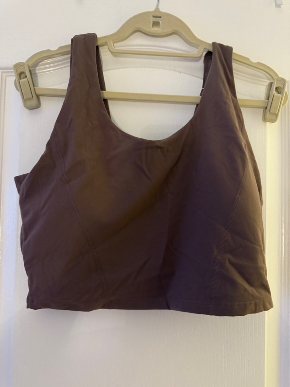 NWT BuffBunny Scoop Sports Bra in Chocolate Brown